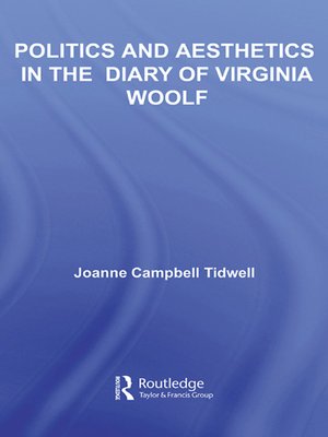 cover image of Politics and Aesthetics in the Diary of Virginia Woolf